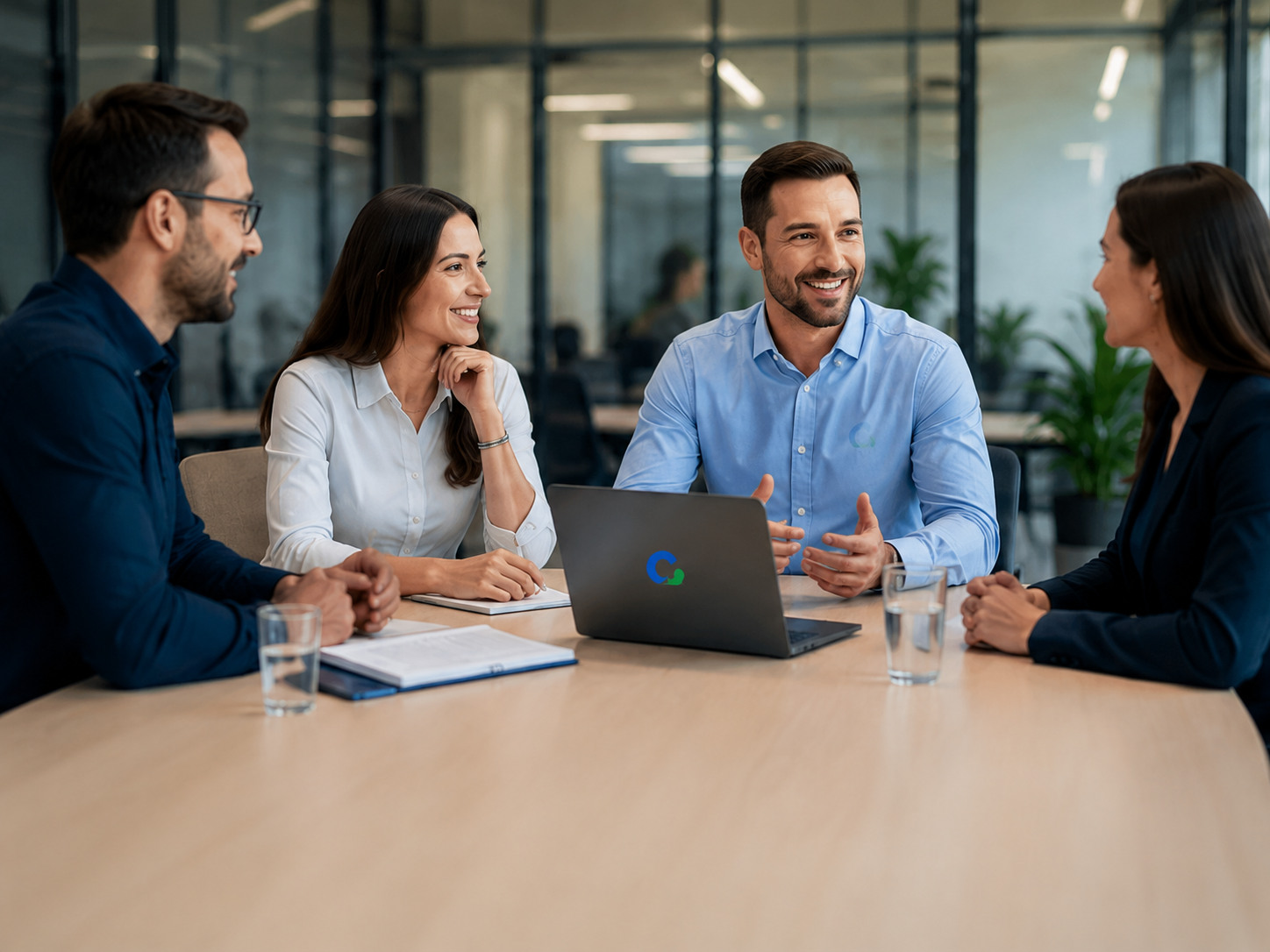 Equipe da Connapa em reunião