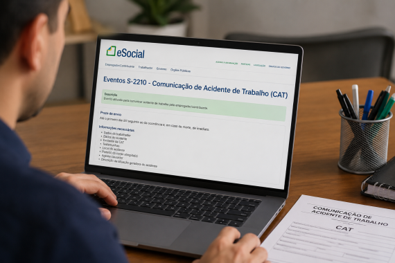 Evento S-2210 no eSocial: Como Comunicar o Acidente de Trabalho no Prazo de 1 Dia Útil e Evitar Multas, FAP Elevado e Ações Regressivas